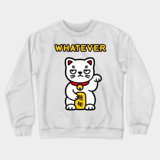 Whatever Kitty Crewneck Sweatshirt